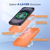image:imageMiracase Silicone amp Magnetic for iPhone 18 Pro Max Case Capri BlueSunset Orange