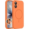 image:imageMiracase Silicone amp Magnetic for iPhone 18 Pro Max Case Capri BlueSunset Orange