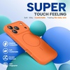 image:imageMiracase Silicone amp Magnetic for iPhone 18 Pro Max Case Capri BlueSunset Orange