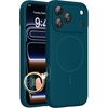 image:imageMiracase Silicone amp Magnetic for iPhone 18 Pro Max Case Capri BlueTeal