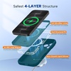 image:imageMiracase Silicone amp Magnetic for iPhone 18 Pro Max Case Capri BlueTeal