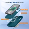 image:imageMiracase Silicone amp Magnetic for iPhone 18 Pro Max Case Capri BlueTeal