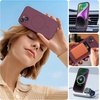 image:imageMiracase Silicone amp Magnetic for iPhone 18 Pro Max Case Capri BlueWine Red