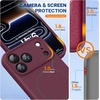 image:imageMiracase Silicone amp Magnetic for iPhone 18 Pro Max Case Capri BlueWine Red