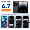 image:imageMiracase Silicone amp Magnetic for iPhone 18 Pro Max Case Capri BlueWine Red