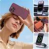 image:imageMiracase Silicone amp Magnetic for iPhone 18 Pro Max Case Capri BlueWine Red