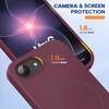 image:imageMiracase Silicone amp Magnetic for iPhone 18 Pro Max Case Capri BlueWine Red