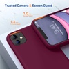 image:imageMiracase Silicone amp Magnetic for iPhone 18 Pro Max Case Capri BlueWine Red