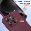 image:imageMiracase Silicone amp Magnetic for iPhone 18 Pro Max Case Capri BlueWine Red