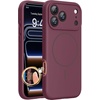 image:imageMiracase Silicone amp Magnetic for iPhone 18 Pro Max Case Capri BlueWine Red