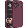 image:imageMiracase Silicone amp Magnetic for iPhone 18 Pro Max Case Capri BlueWine Red