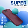 image:imageMiracase Silicone amp Magnetic for iPhone 18 Pro Max Case Capri BlueWine Red