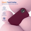 image:imageMiracase Silicone amp Magnetic for iPhone 18 Pro Max Case Capri BlueWine Red