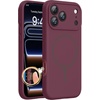 image:imageMiracase Silicone amp Magnetic for iPhone 18 Pro Max Case Capri BlueWine Red