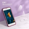 image:imageMiracase Silicone amp Magnetic for iPhone 18 Pro Max Case Capri BlueWine Red