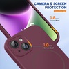 image:imageMiracase Silicone amp Magnetic for iPhone 18 Pro Max Case Capri BlueWine Red