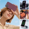 image:imageMiracase Silicone amp Magnetic for iPhone 18 Pro Max Case Capri BlueWine Red
