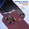 image:imageMiracase Silicone amp Magnetic for iPhone 18 Pro Max Case Capri BlueWine Red