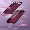 image:imageMiracase Silicone amp Magnetic for iPhone 18 Pro Max Case Capri BlueWine Red