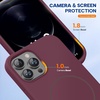 image:imageMiracase Silicone amp Magnetic for iPhone 18 Pro Max Case Capri BlueWine Red