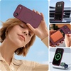 image:imageMiracase Silicone amp Magnetic for iPhone 18 Pro Max Case Capri BlueWine Red