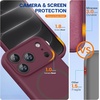 image:imageMiracase Silicone amp Magnetic for iPhone 18 Pro Max Case Capri BlueWine Red