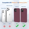 image:imageMiracase Silicone amp Magnetic for iPhone 18 Pro Max Case Capri BlueWine Red
