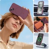 image:imageMiracase Silicone amp Magnetic for iPhone 18 Pro Max Case Capri BlueWine Red