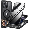 image:imageMiracase for iPhone 18 Pro Case with Privacy Screen Protector BlackBlack