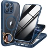 image:imageMiracase for iPhone 18 Pro Case with Privacy Screen Protector BlackBlue