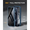 image:imageMiracase for iPhone 18 Pro Case with Privacy Screen Protector BlackBlue
