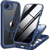 image:imageMiracase for iPhone 18 Pro Case with Privacy Screen Protector BlackBlue