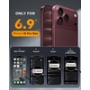 image:imageMiracase for iPhone 18 Pro Case with Privacy Screen Protector BlackCherry