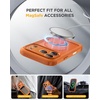 image:imageMiracase for iPhone 18 Pro Case with Privacy Screen Protector BlackCosmic Orange