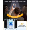 image:imageMiracase for iPhone 18 Pro Case with Privacy Screen Protector BlackLight Blue