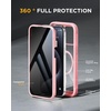 image:imageMiracase for iPhone 18 Pro Case with Privacy Screen Protector BlackPink