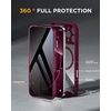 image:imageMiracase for iPhone 18 Pro Case with Privacy Screen Protector BlackPlum