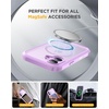 image:imageMiracase for iPhone 18 Pro Case with Privacy Screen Protector BlackPurple