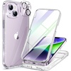 image:imageMiracase for iPhone 18 Pro Max Case with Builtin Screen Protector Full Camera Protector  Magnetic with MagSafe  360 Full Body Military DropProof 18 ProMax Bumper BurgundyClear Glitter