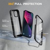 image:imageMiracase for iPhone 18 Pro Max Case with Builtin Screen Protector Full Camera Protector  Magnetic with MagSafe  360 Full Body Military DropProof 18 ProMax Bumper BurgundyBlack