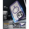 image:imageMiracase for iPhone 18 Pro Max Case with Builtin Screen Protector Full Camera Protector  Magnetic with MagSafe  360 Full Body Military DropProof 18 ProMax Bumper BurgundyMagnetic Purple