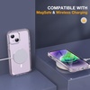 image:imageMiracase for iPhone 18 Pro Max Case with Builtin Screen Protector Full Camera Protector  Magnetic with MagSafe  360 Full Body Military DropProof 18 ProMax Bumper BurgundyMagnetic Clear