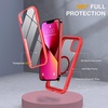 image:imageMiracase for iPhone 18 Pro Max Case with Builtin Screen Protector Full Camera Protector  Magnetic with MagSafe  360 Full Body Military DropProof 18 ProMax Bumper BurgundyMagnetic Red