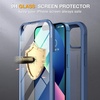 image:imageMiracase for iPhone 18 Pro Max Case with Builtin Screen Protector Full Camera Protector  Magnetic with MagSafe  360 Full Body Military DropProof 18 ProMax Bumper BurgundyMagnetic Blue