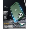 image:imageMiracase for iPhone 18 Pro Max Case with Builtin Screen Protector Full Camera Protector  Magnetic with MagSafe  360 Full Body Military DropProof 18 ProMax Bumper BurgundyMagnetic Matte Green