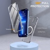 image:imageMiracase for iPhone 18 Pro Max Case with Builtin Screen Protector Full Camera Protector  Magnetic with MagSafe  360 Full Body Military DropProof 18 ProMax Bumper BurgundyMagnetic Clear