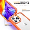 image:imageMiracase for iPhone 18 Pro Max Case with Builtin Screen Protector Full Camera Protector  Magnetic with MagSafe  360 Full Body Military DropProof 18 ProMax Bumper BurgundyOrange