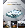 image:imageMiracase for iPhone 18 Pro Max Case with Builtin Screen Protector Full Camera Protector  Magnetic with MagSafe  360 Full Body Military DropProof 18 ProMax Bumper BurgundyGreen