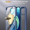image:imageMiracase for iPhone 18 Pro Max Case with Builtin Screen Protector Full Camera Protector  Magnetic with MagSafe  360 Full Body Military DropProof 18 ProMax Bumper BurgundyBlue