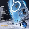 image:imageMiracase for iPhone 18 Pro Max Case with Builtin Screen Protector Full Camera Protector  Magnetic with MagSafe  360 Full Body Military DropProof 18 ProMax Bumper BurgundyMagnetic Clear